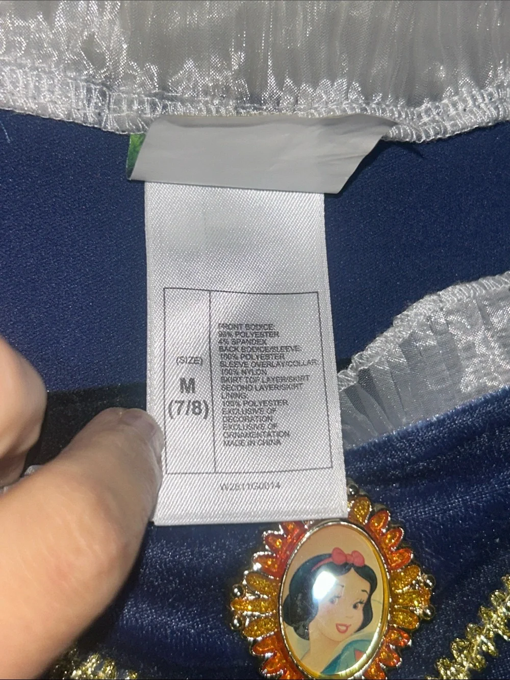 VINTAGE Disney Store Snow White Costume Sz M